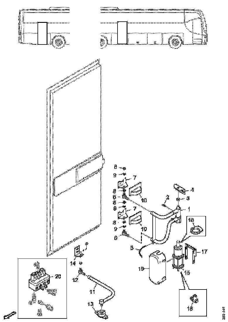 Buy 2127628 DOOR PILLAR SCANIA