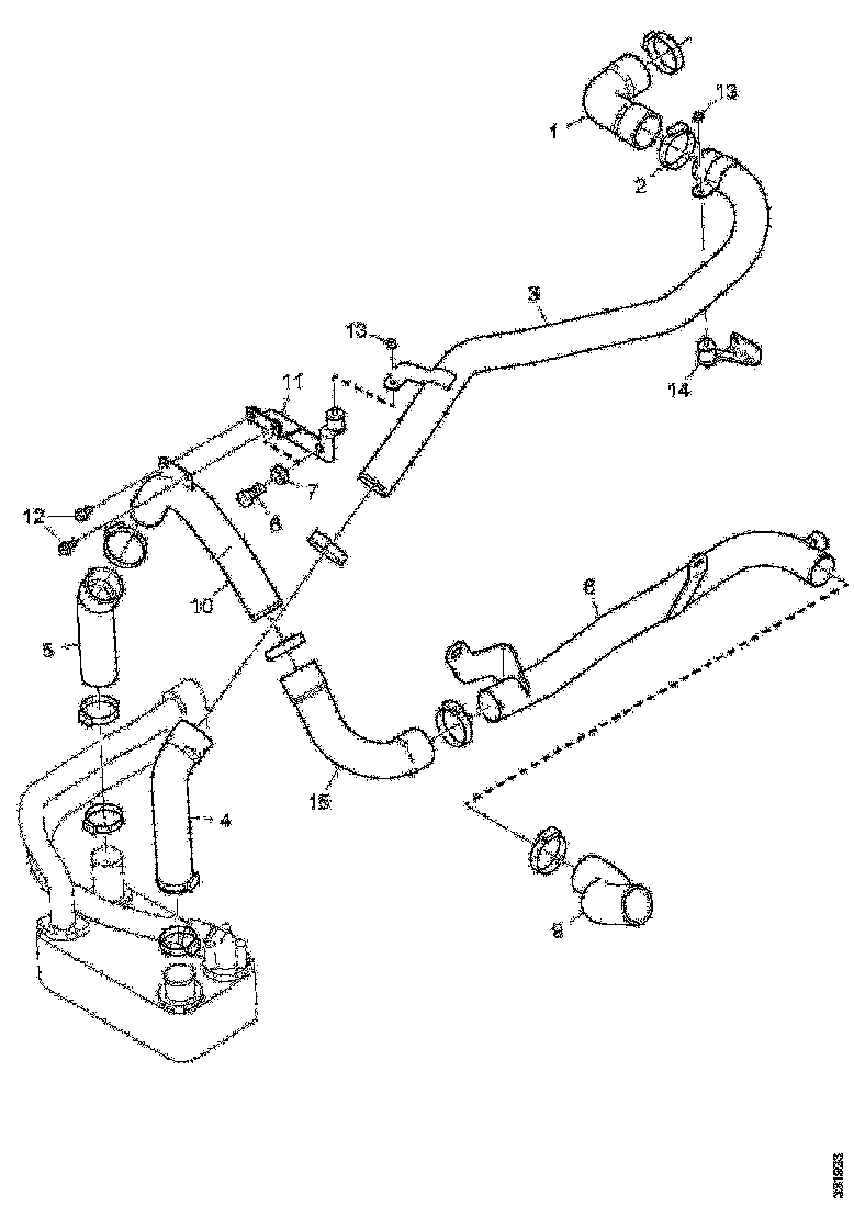 Buy 2127629 COOLANT PIPE SCANIA