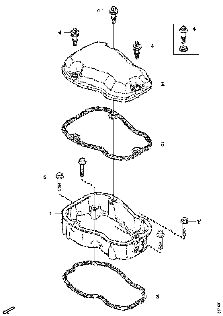 Buy 2129548 ROCKER COVER GASKET SCANIA