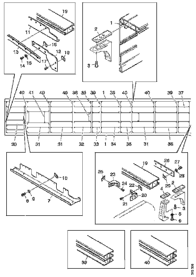 Buy 2130923 ROOF RIB SCANIA
