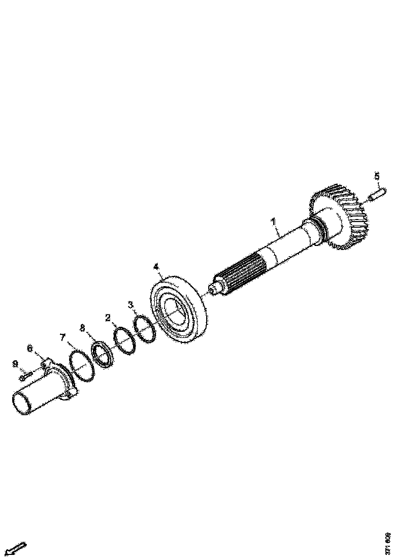 Buy 2133607 INPUT SHAF SCANIA