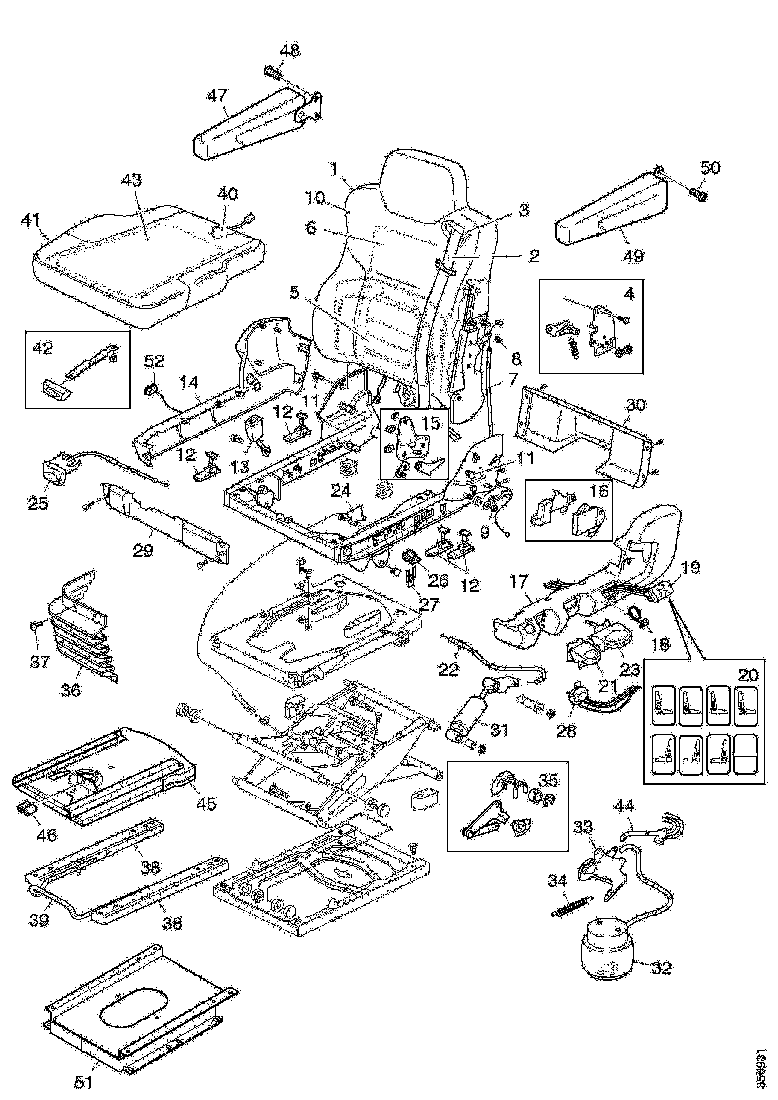 Buy 2133710 SEAT SQUAB SCANIA