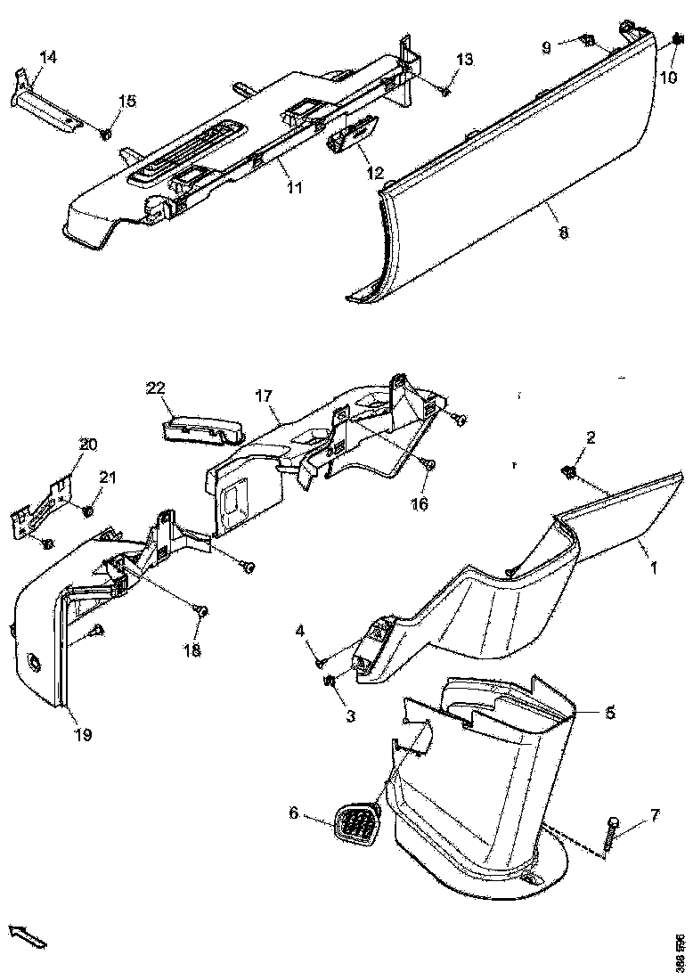 Buy 2133983 STEERING COLUMN COVER SCANIA