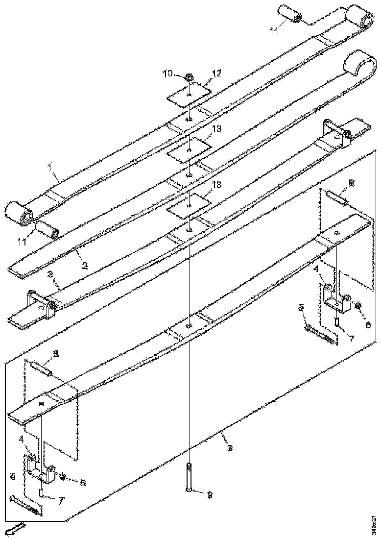 Buy 2135594 LEAF SPRIN SCANIA