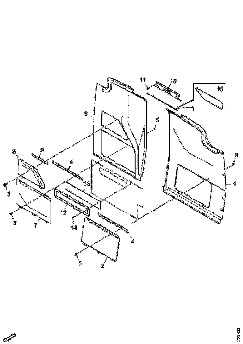 Buy 2153381 REAR WALL SCANIA