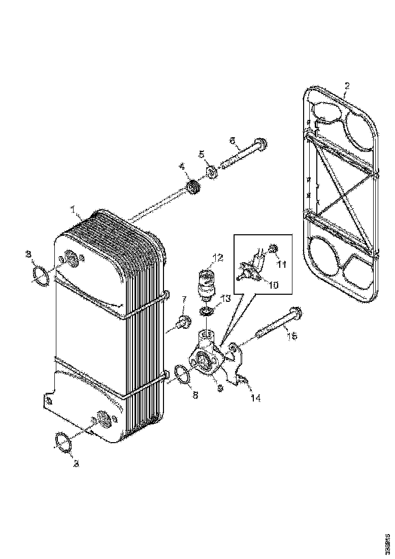 Buy 2155059 OIL COOLER SCANIA