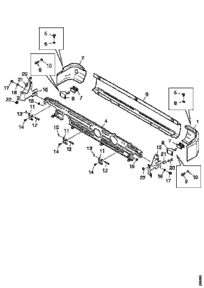 Buy 2155855 BUMPER COVER SCANIA