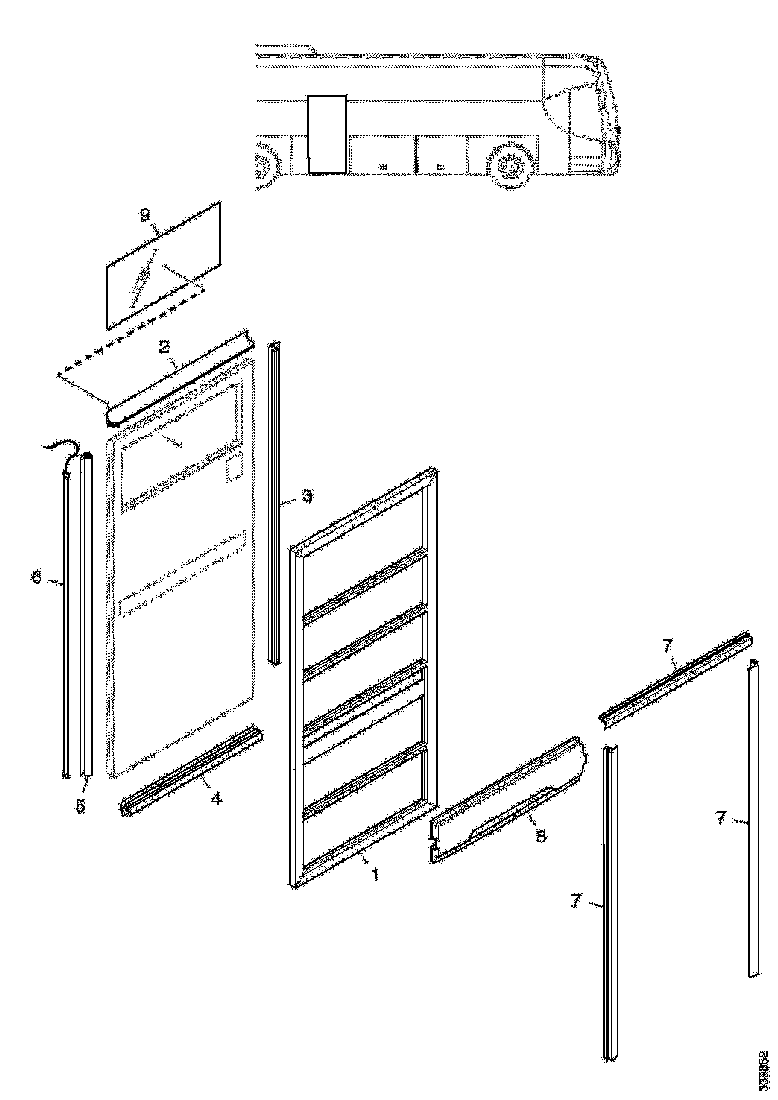 Buy 2158152 DOOR WINDO SCANIA