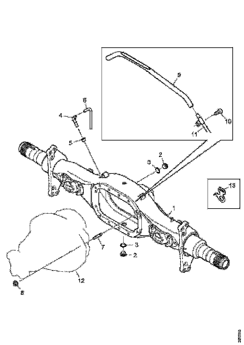 Buy 2159502 REAR AXLE SCANIA