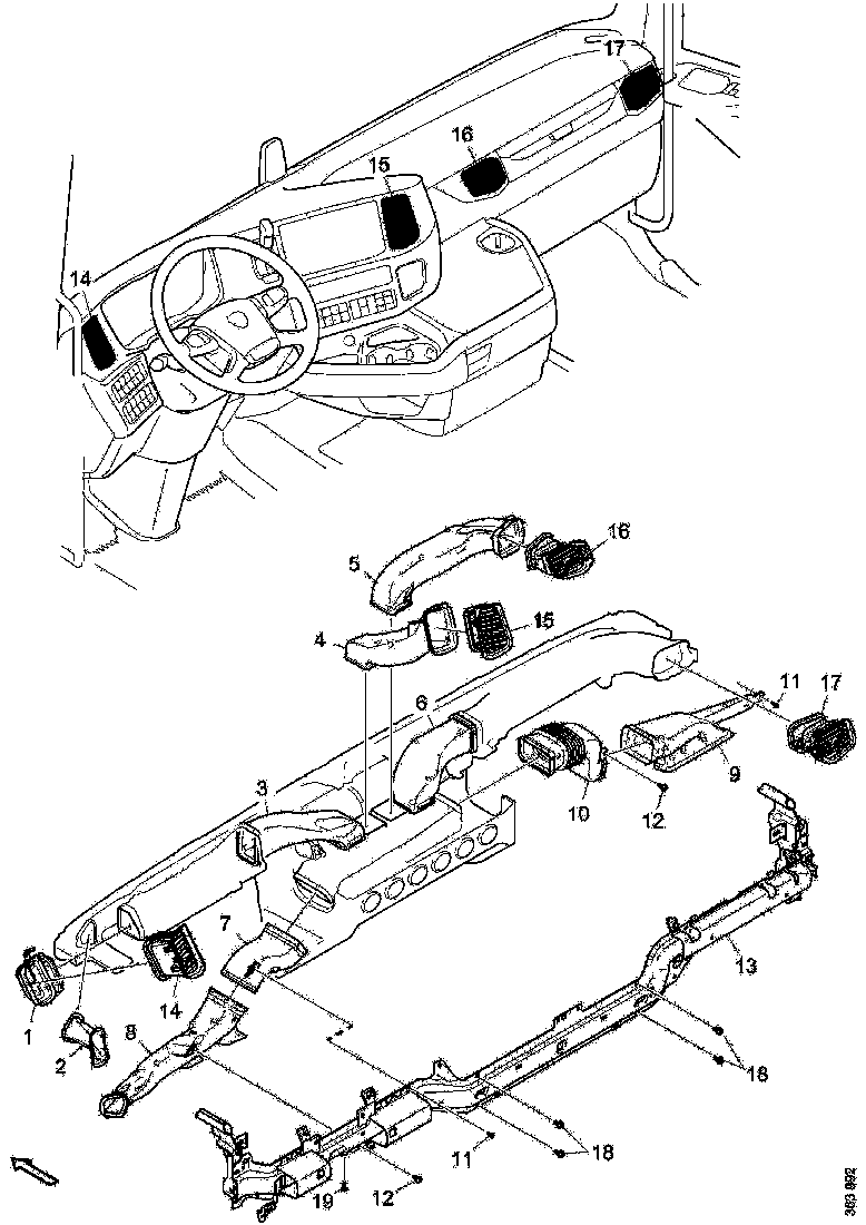 Buy 2161283 FLOOR DUCT SCANIA