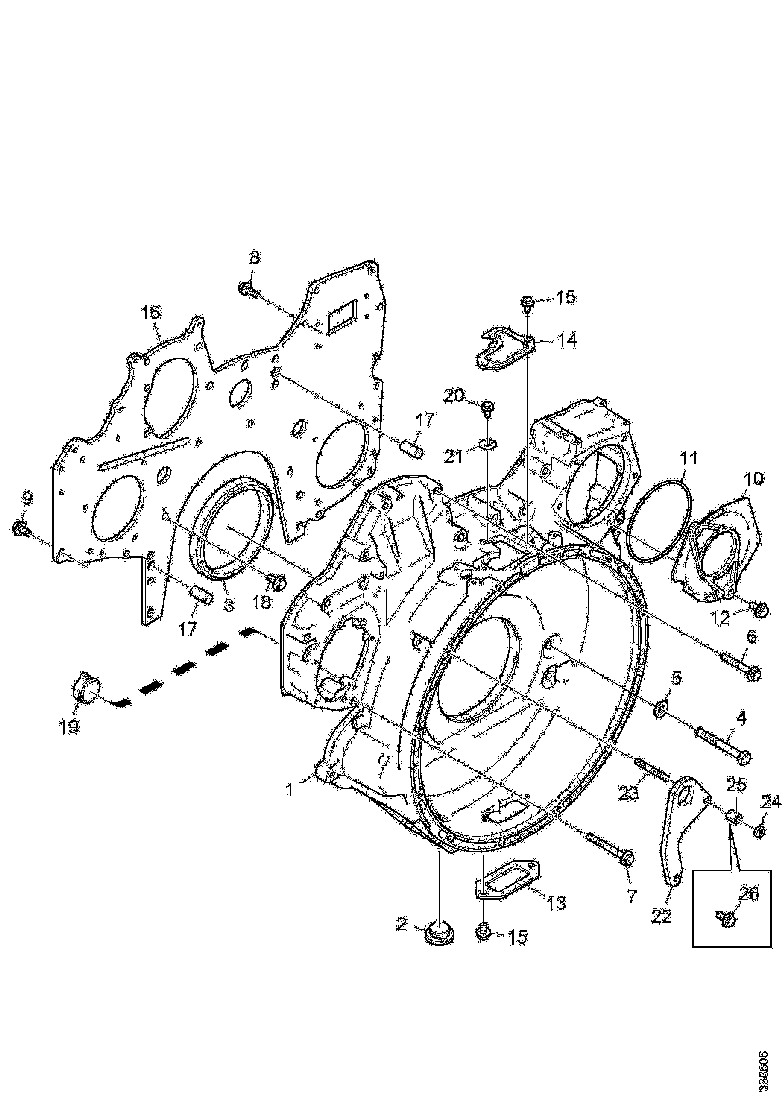 Buy 2165350 TIMING GEAR PLATE SCANIA