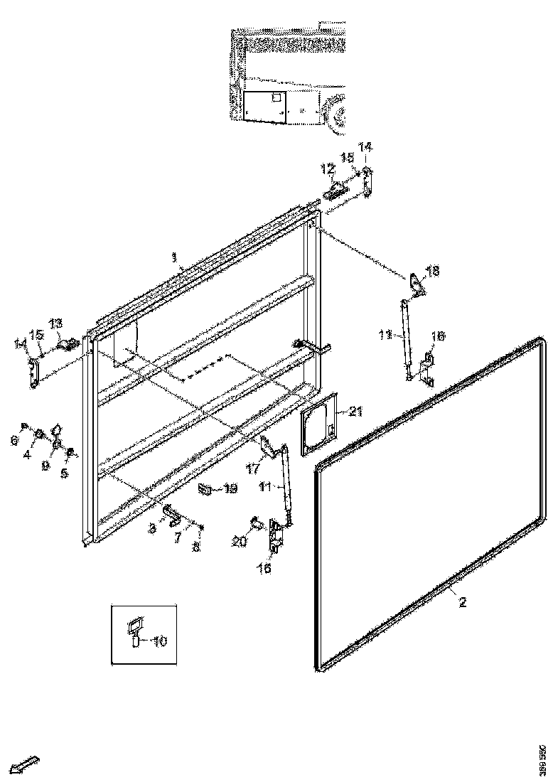 Buy 2166258 HINGE SCANIA