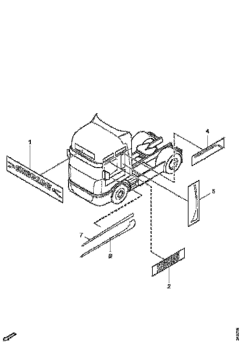 Buy 2170311 STICKER SCANIA
