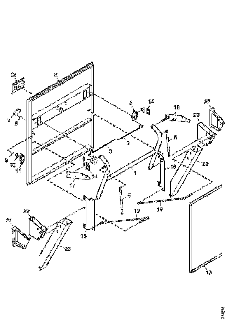 Buy 2183614 LUGGAGE COMPARTMENT DOOR SCANIA