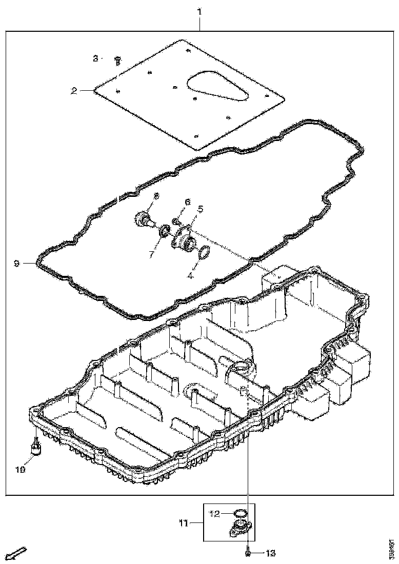 Buy 2185226 OIL SUMP SCANIA