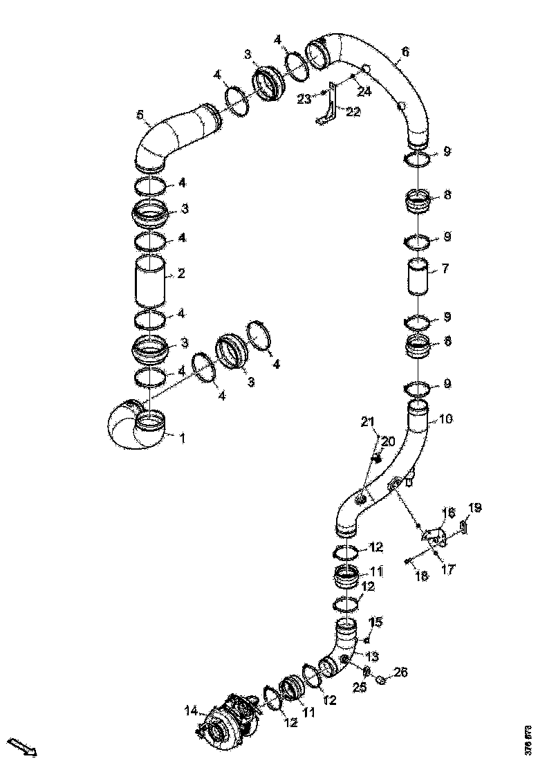 Buy 2185408 INLET PIPE SCANIA