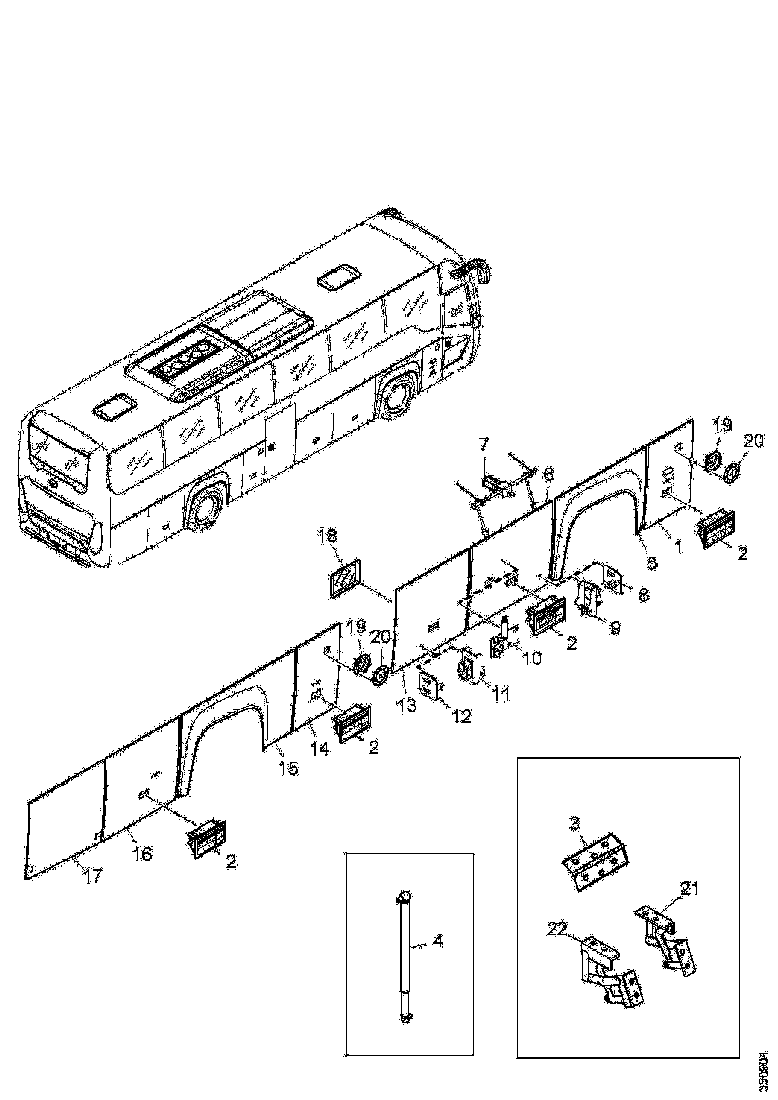 Buy 2185849 LUGGAGE COMPARTMENT DOOR SCANIA