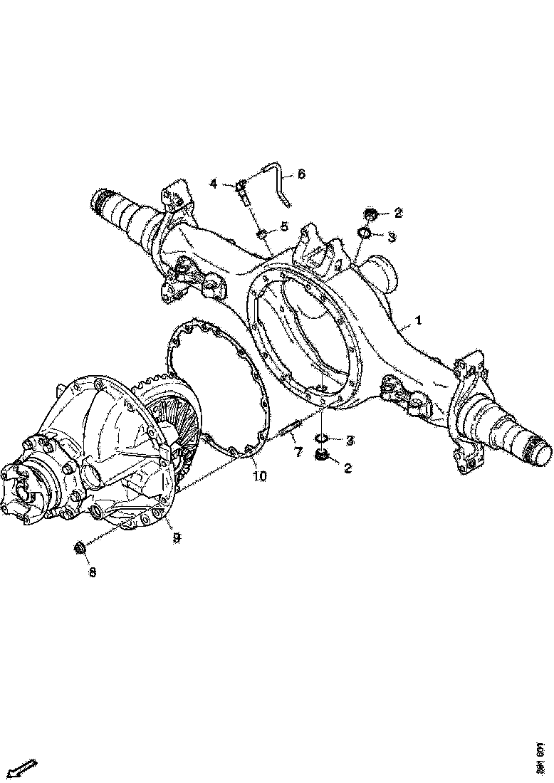 Buy 2188223 REAR AXLE SCANIA