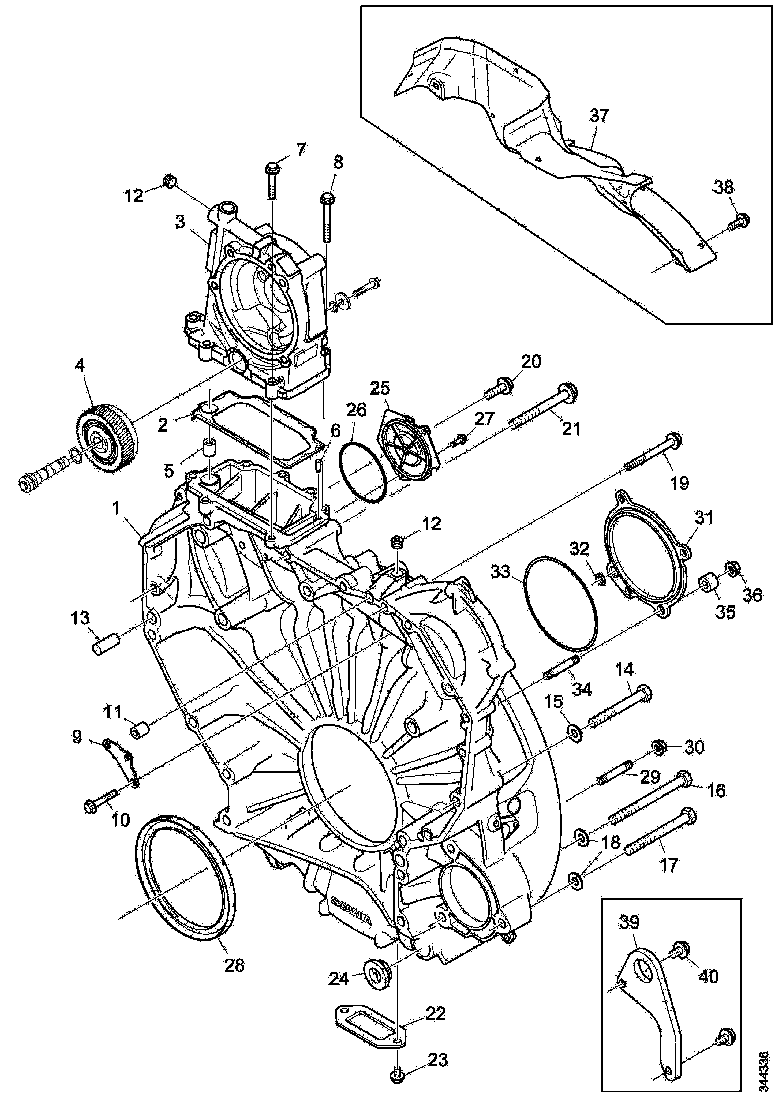 Buy 2189854 FLYWHEEL HOUISING SCANIA