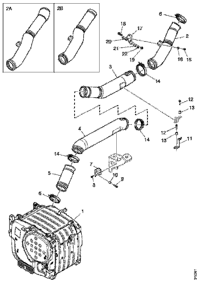 Buy 2190096 EXHAUST HOSE SCANIA