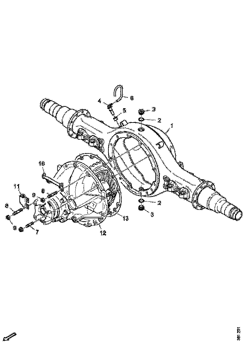 Buy 2194584 REAR AXLE HOUSING SCANIA