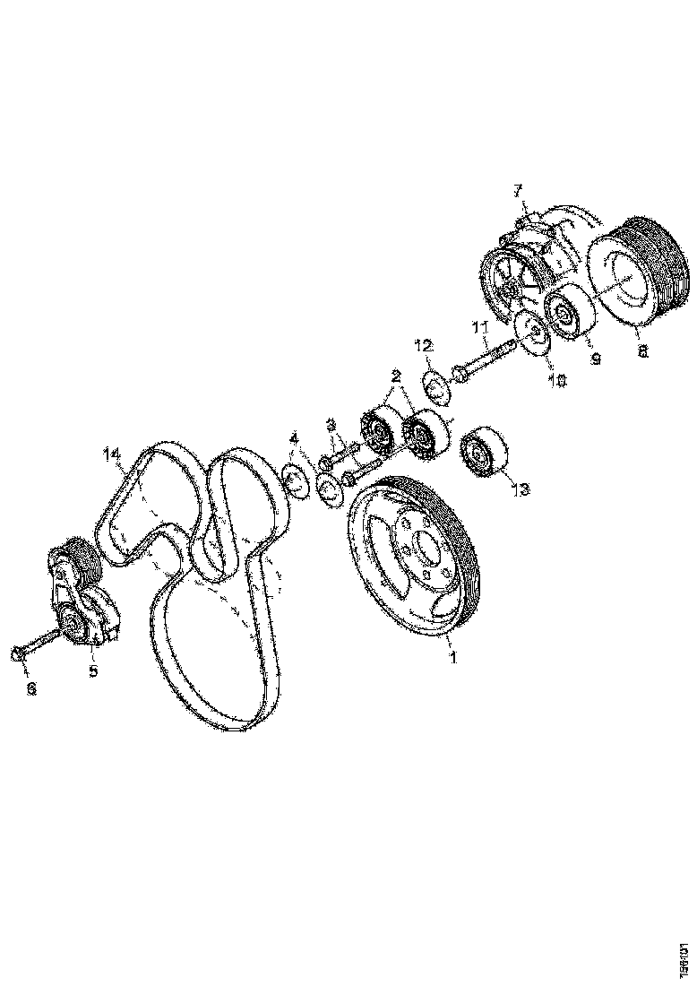Buy 2197001 BELT TENSIONER SCANIA