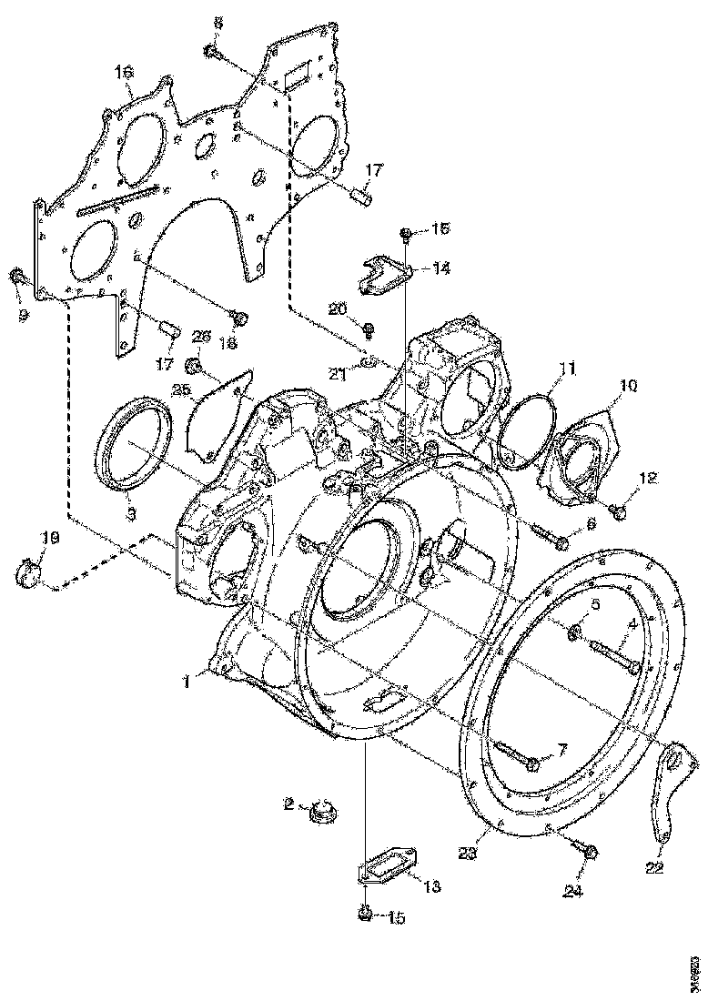 Buy 2201984 TIMING GEAR PLATE SCANIA
