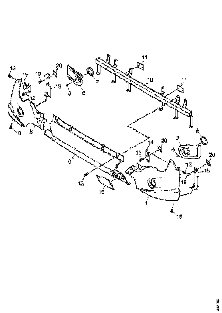 Buy 2204817 BUMPER SCANIA