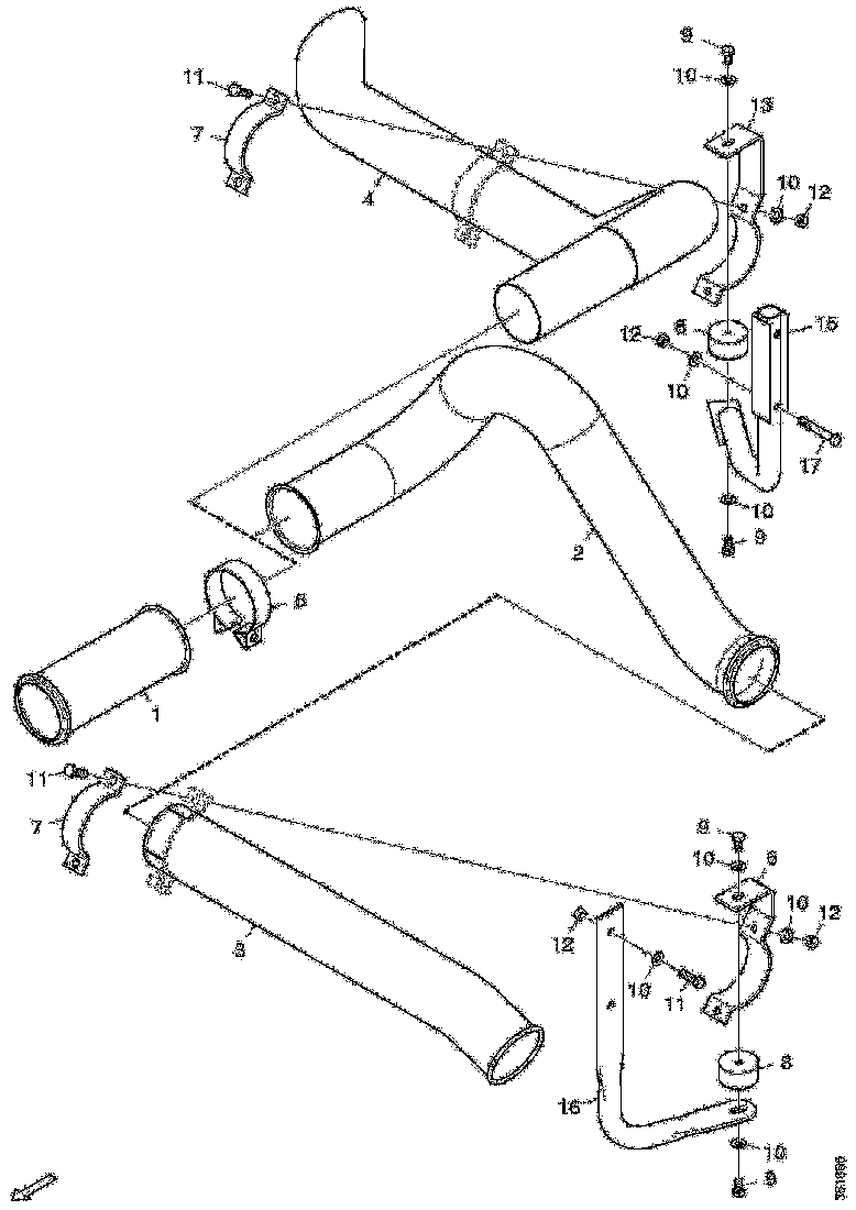 Buy 2205722 EXHAUST PIPE SCANIA