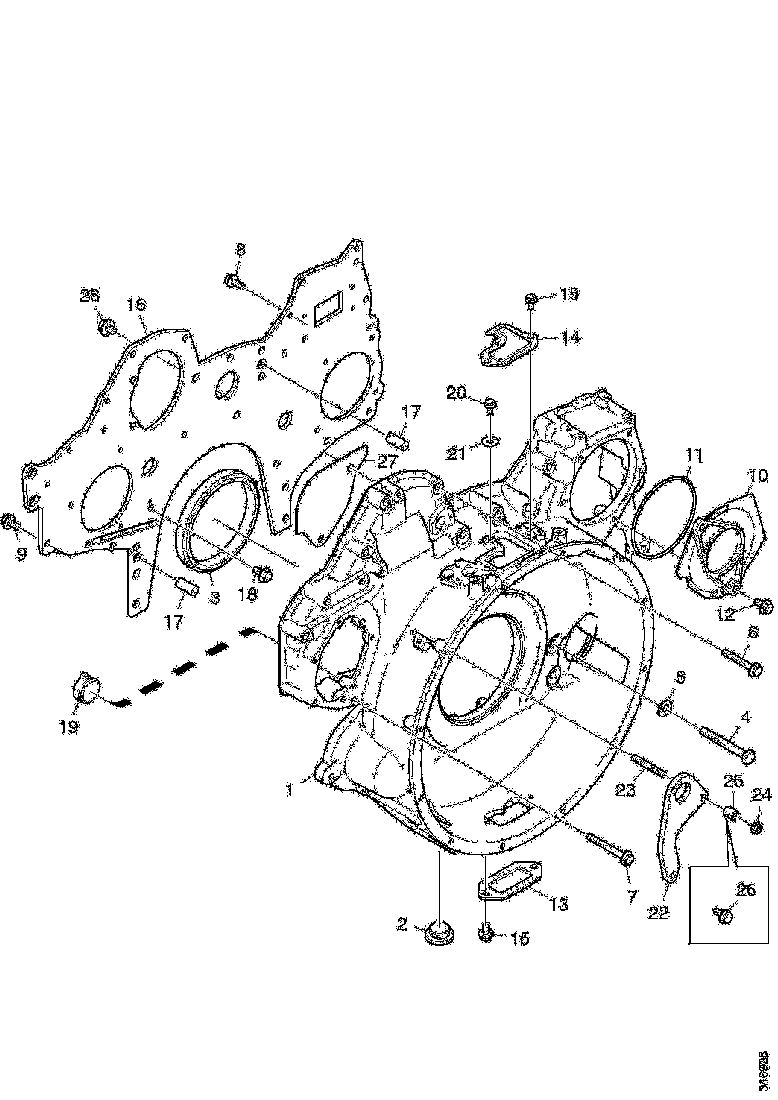 Buy 2205760 TIMING GEAR PLATE SCANIA