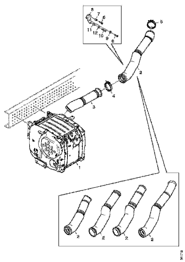 Buy 2207418 HOSE ASSEMBLY SCANIA