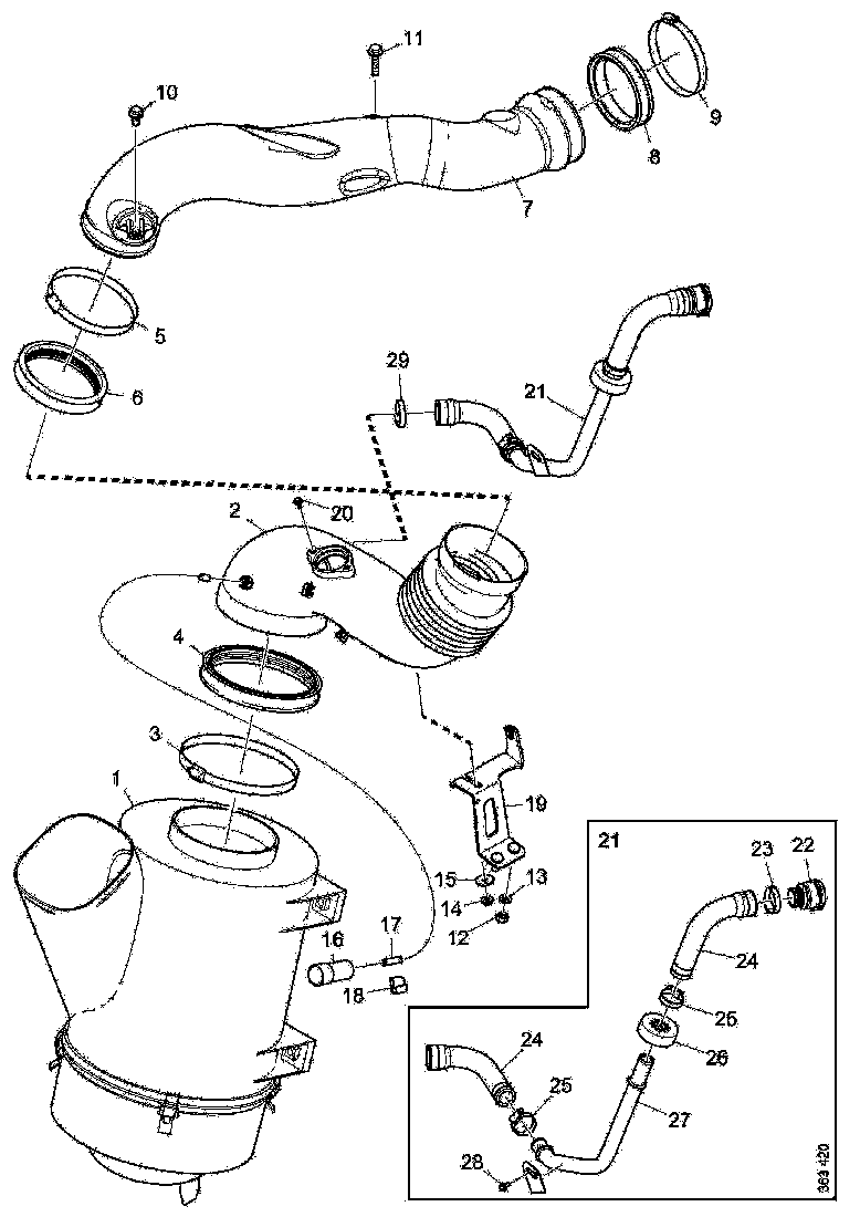 Buy 2216390 AIR PIPE SCANIA