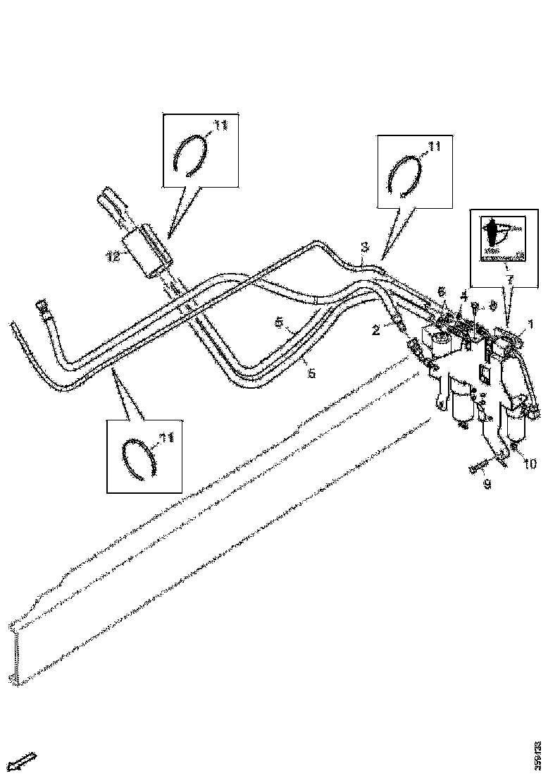 Buy 2223823 Fuel hose SCANIA