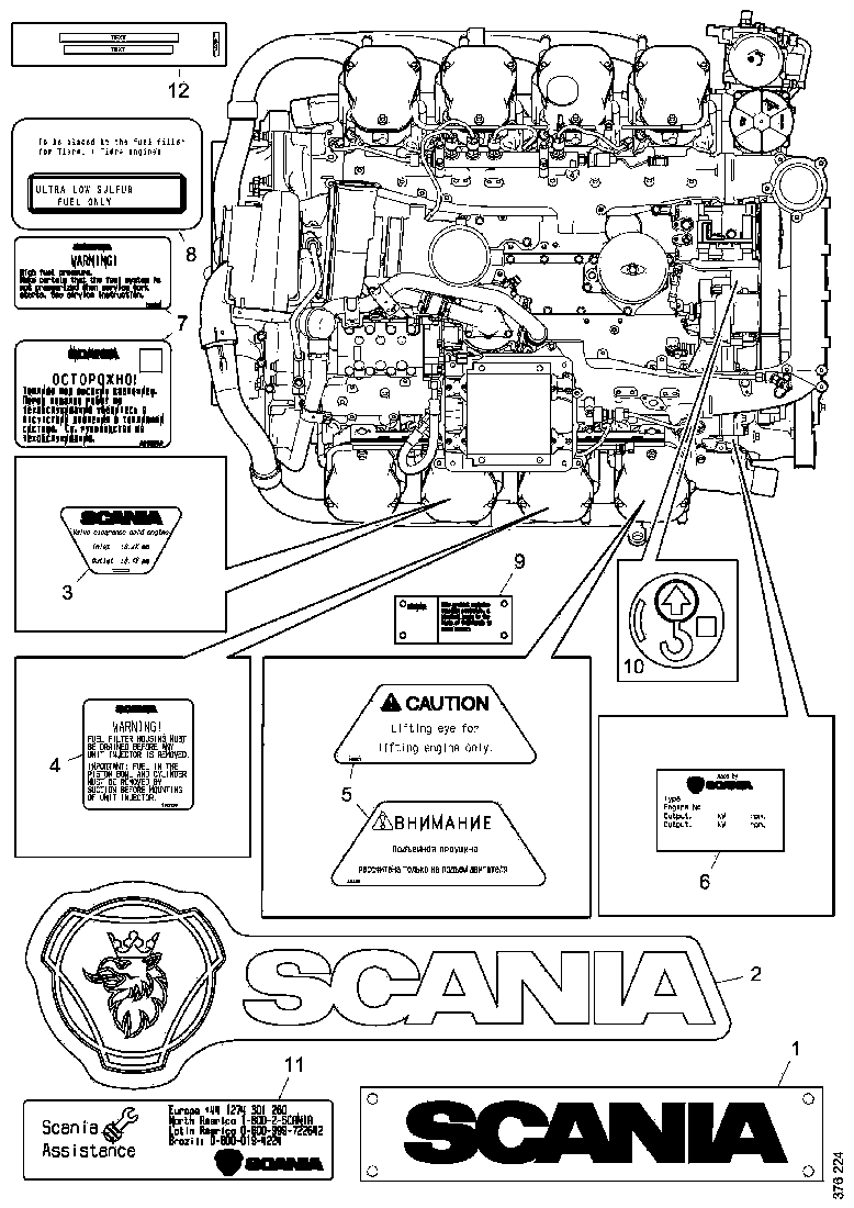 Buy 2233051 LABEL SCANIA