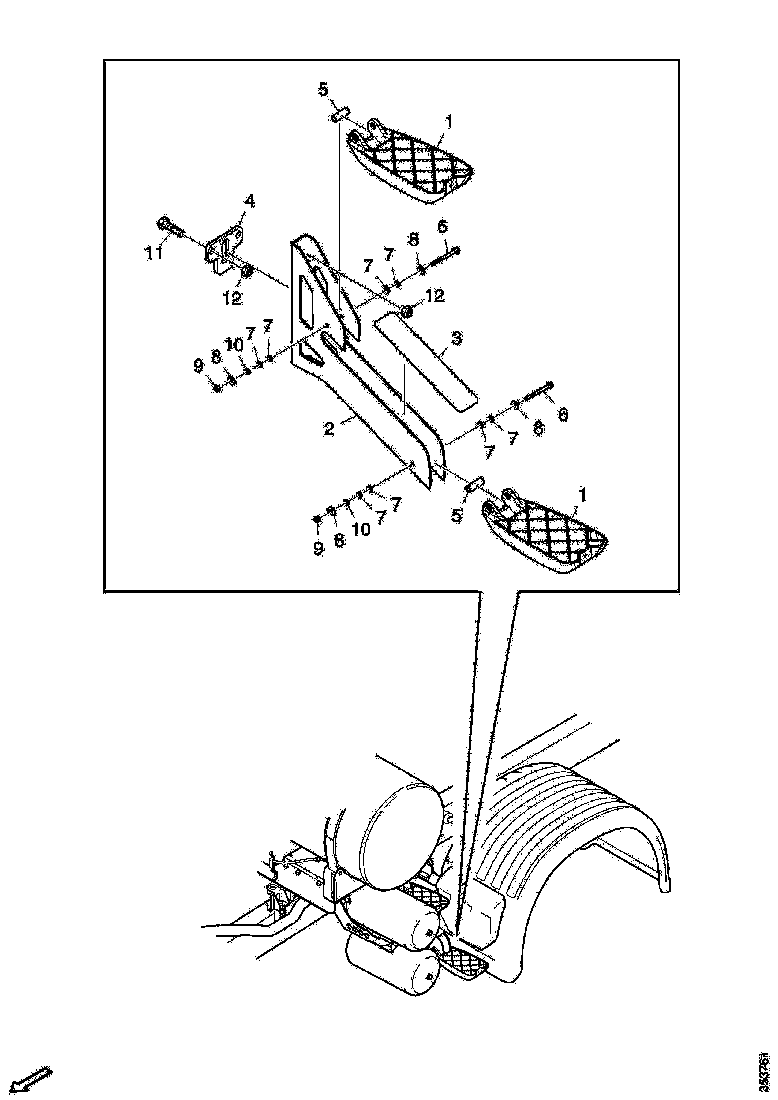 Buy 2236213 STEP PLATE SCANIA