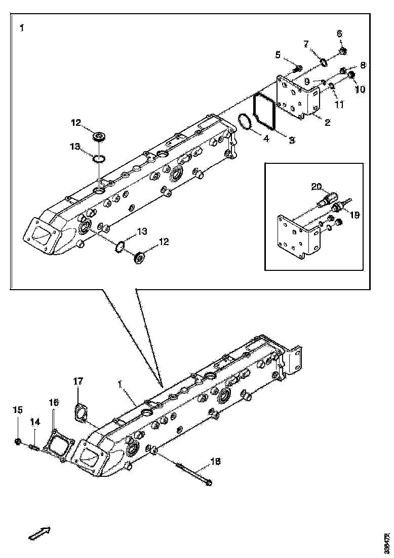 Buy 2236843 EXHAUST MANIFOLD SCANIA