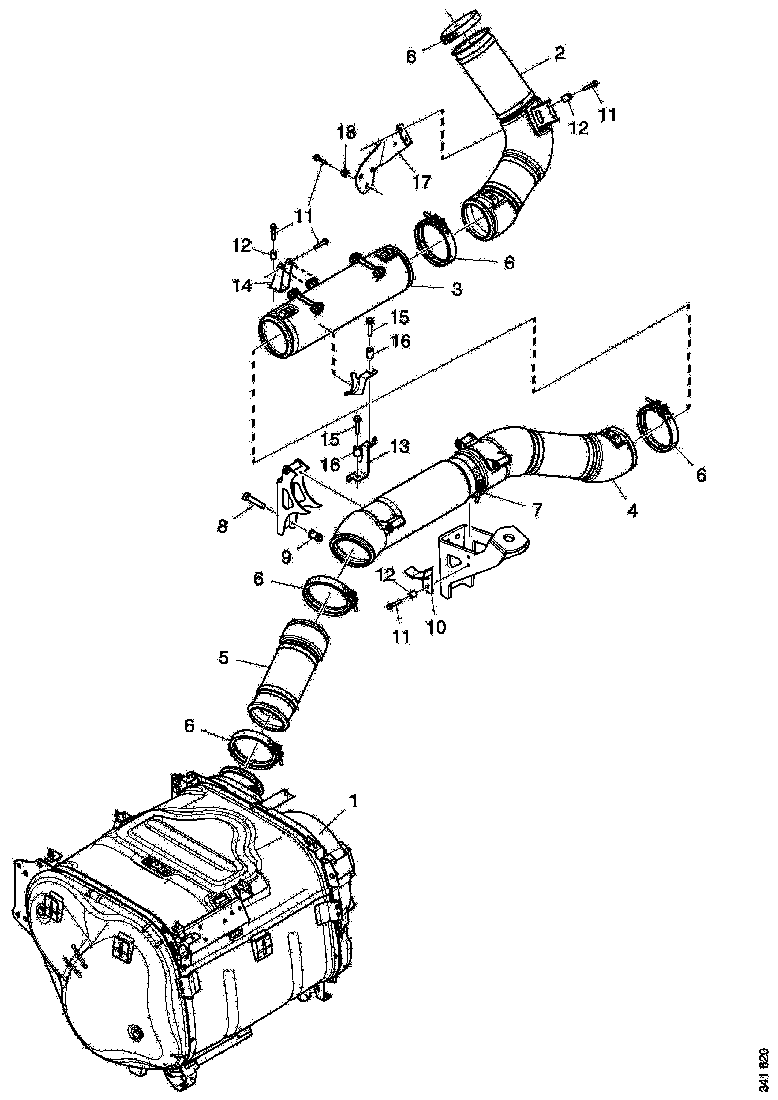 Buy 2237473 EXHAUST HOSE SCANIA