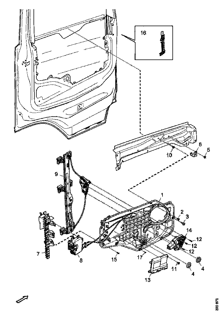 Buy 2242147 GUIDE RAIL SCANIA