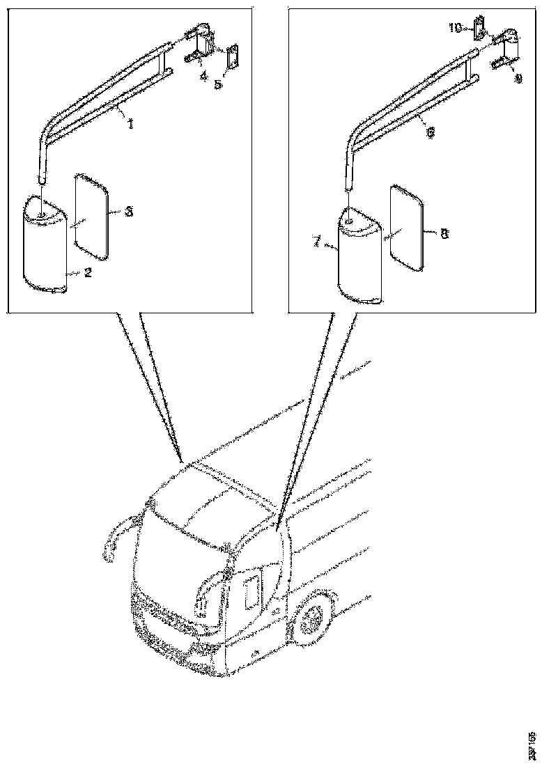 Buy 2248555 REAR VIEW MIRROR SCANIA