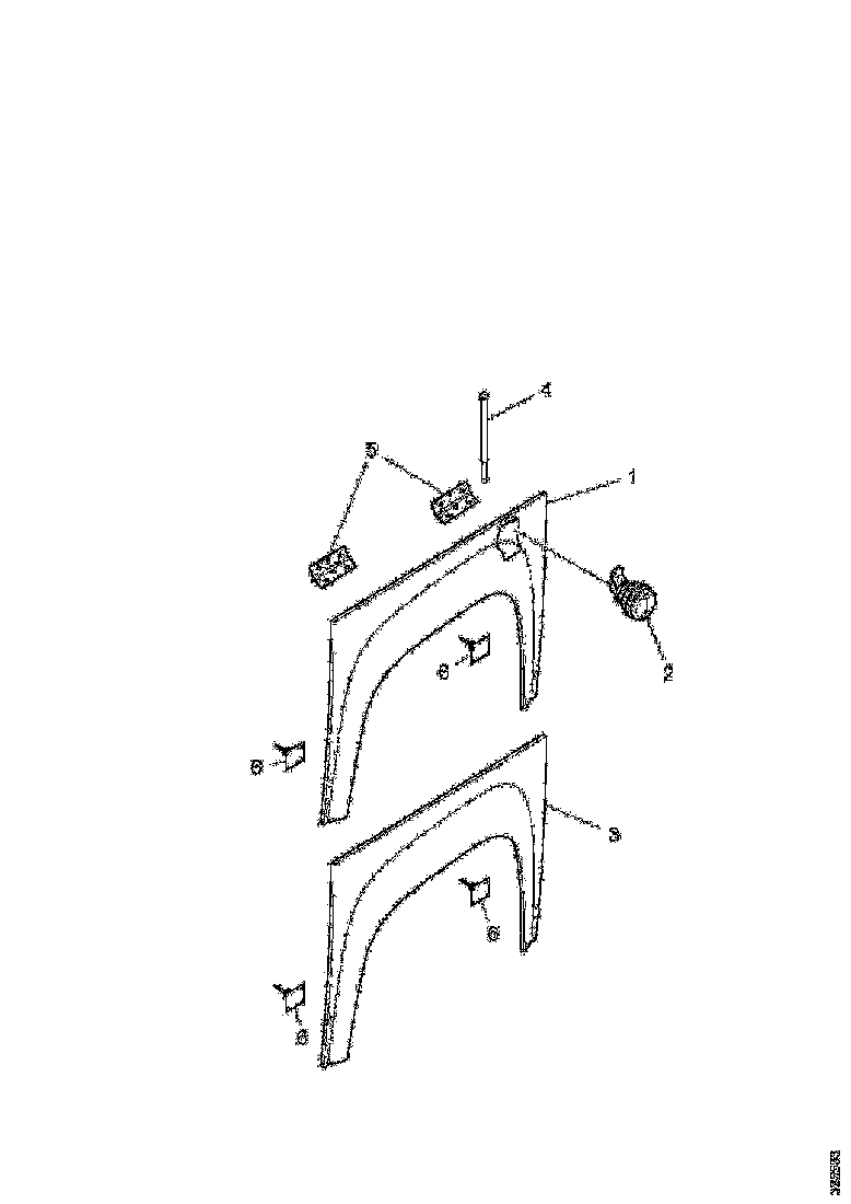 Buy 2248823 WHEEL HOUSING HATCH SCANIA