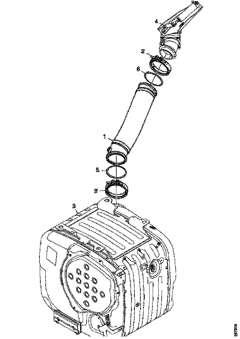 Buy 2253157 EXHAUST HOSE SCANIA