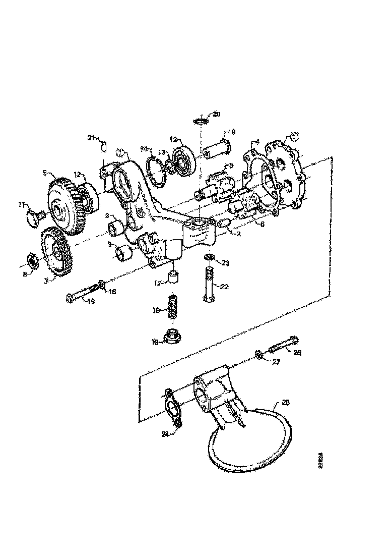 Buy 225353 PUMP GEAR DRIVING SCANIA