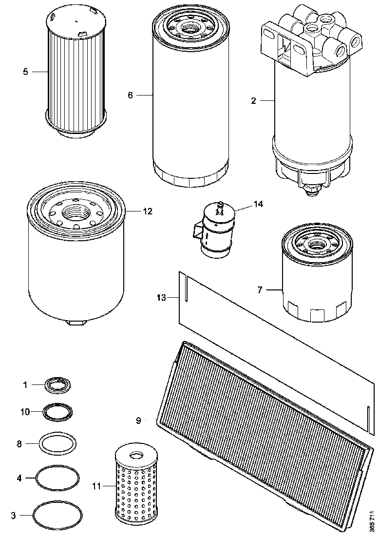 Buy 2254340 MAINTENANCE KIT SCANIA