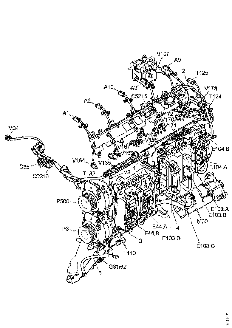 Buy 2254770 CABLE HARNESS SCANIA