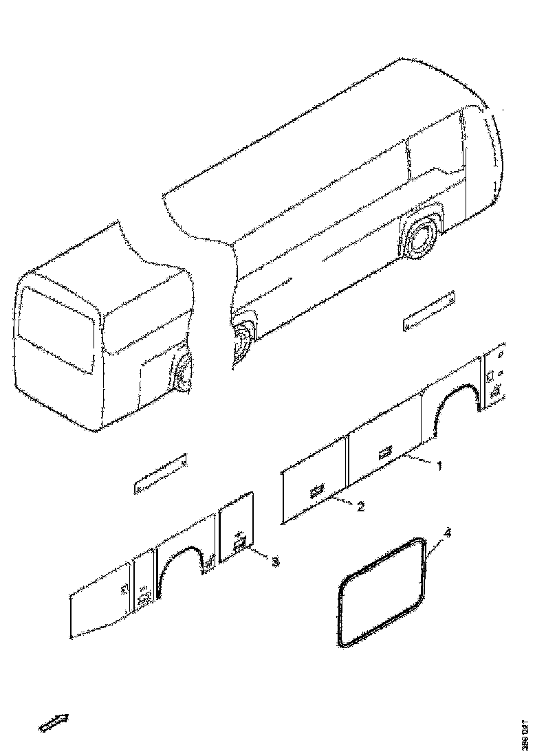 Buy 2262818 LUGGAGE COMPARTMENT DOOR SCANIA