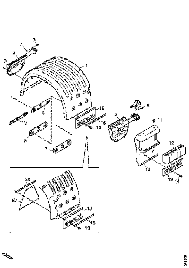 Buy 2274635 MUDGUARD SCANIA