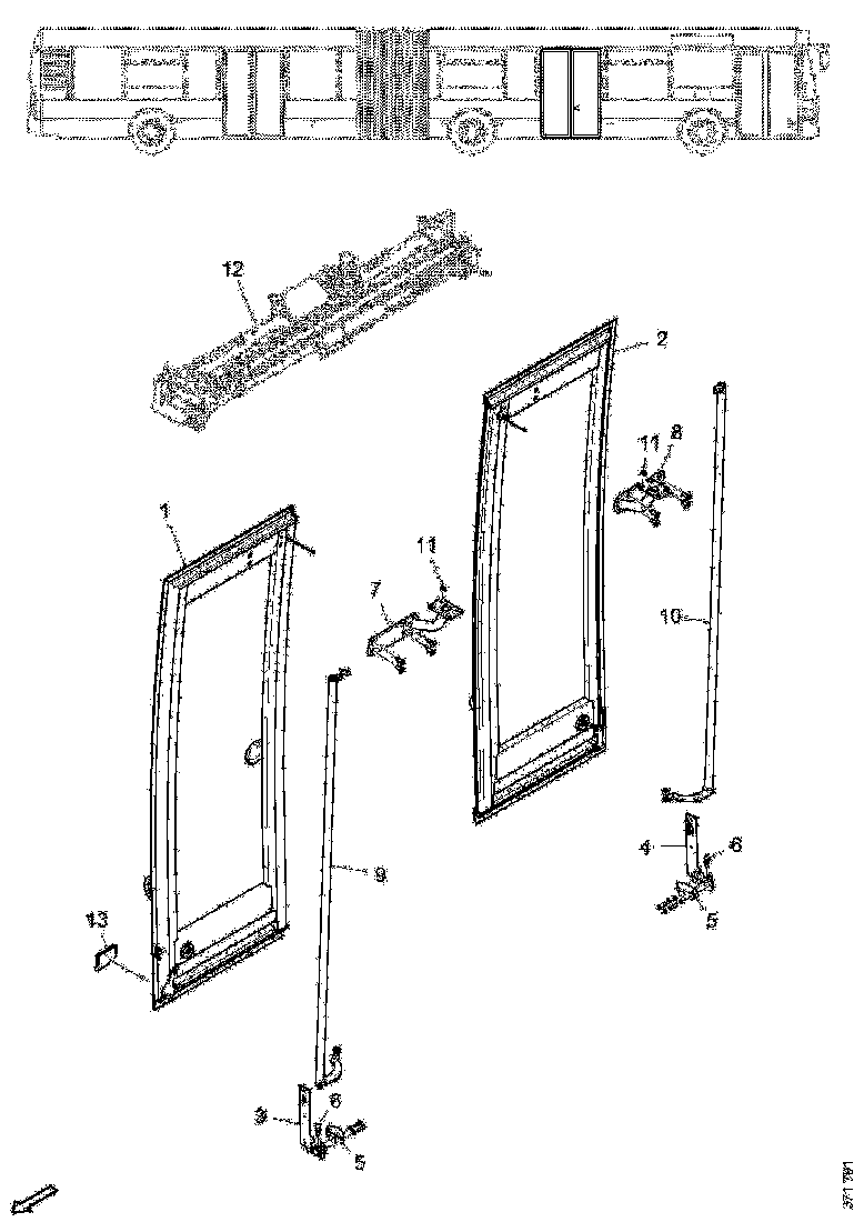 Buy 2276189 DOOR SHAFT SCANIA