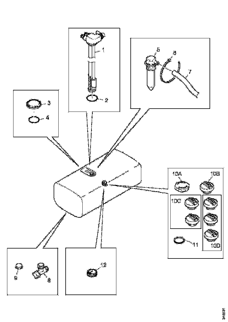 Buy 2278303 FILLER CAP SCANIA