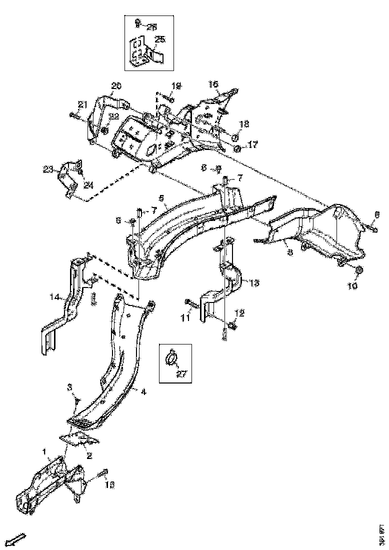 Buy 2297863 CABLE RETAINER SCANIA