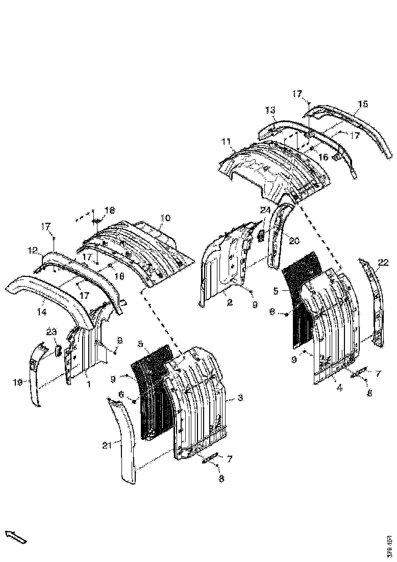 Buy 2297986 WHEEL ARCH TRIM PANEL SCANIA